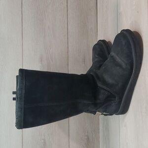 Ugg Australia Women 1890 Tall Leather Sheepskin Boots shoes sz 8